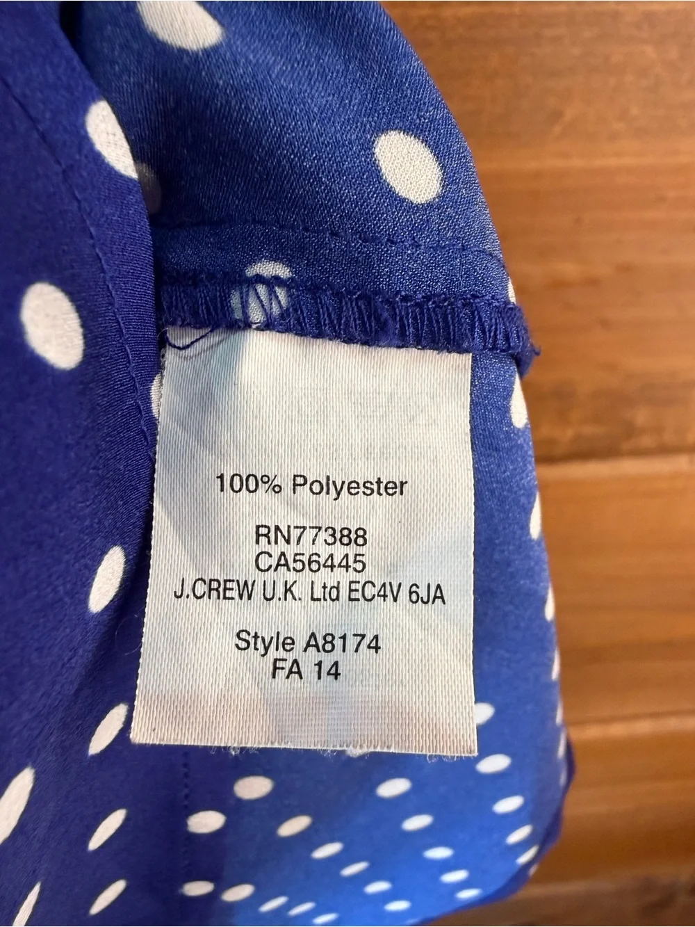 J. Crew Blue Polka Dot Sleeveless Tank Top Size XS or Small 💕💙